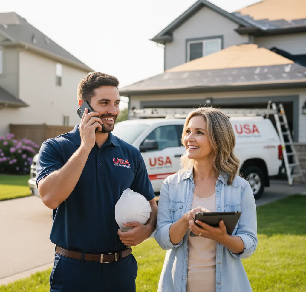 USA Roof Repair Experts customer support in Eagle River